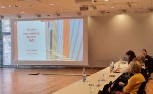Das Empfangsteam des Deutschen Roten Kreuz am Aktionstag. Quelle: Christin Mrosk, SVN