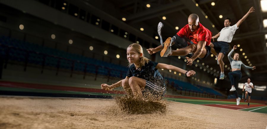 Werbebanner des Sportabzeichen-Wettbewerbs. Quelle: sportabzeichen-wettbewerb.de Sportliches Vergnügen mit dem Roadshow-Truck der Sparkassen-Finanzgruppe