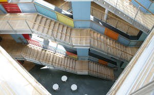 SVN Gebäude, Treppenaufgang